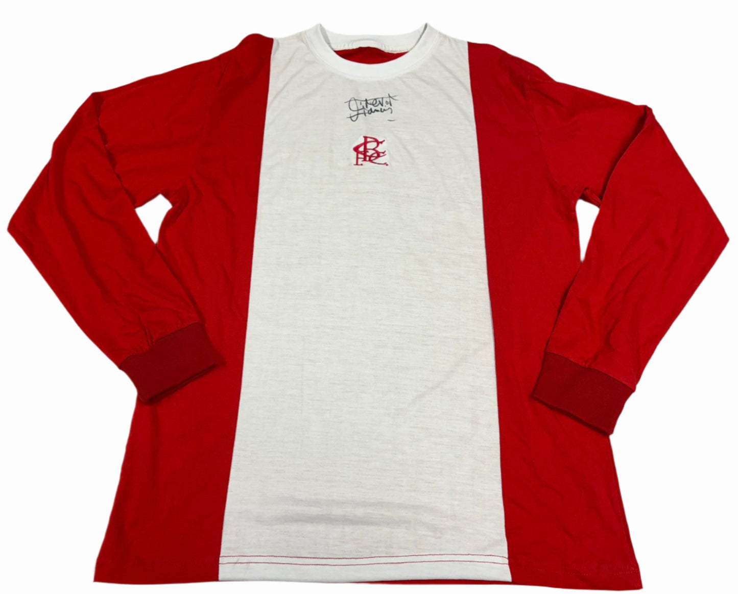 Trevor Francis Signed Retro 1970's Birmingham City FC Football Shirt + Dealer COA