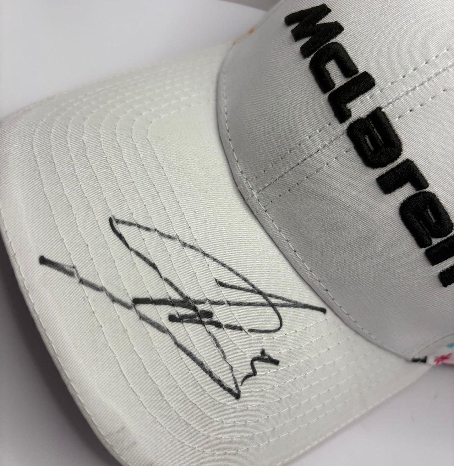 2025 British Grand Prix Winner Lando Norris Signed Miami Special McLaren F1 Cap + Dealer COA