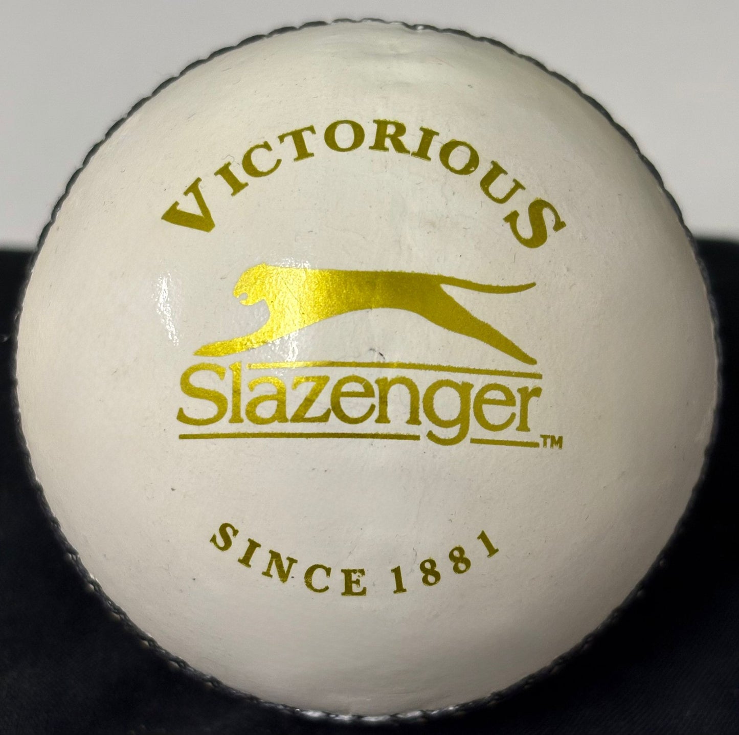 Stuart Broad England Cricketer Signed White Cricket Ball + Dealer COA