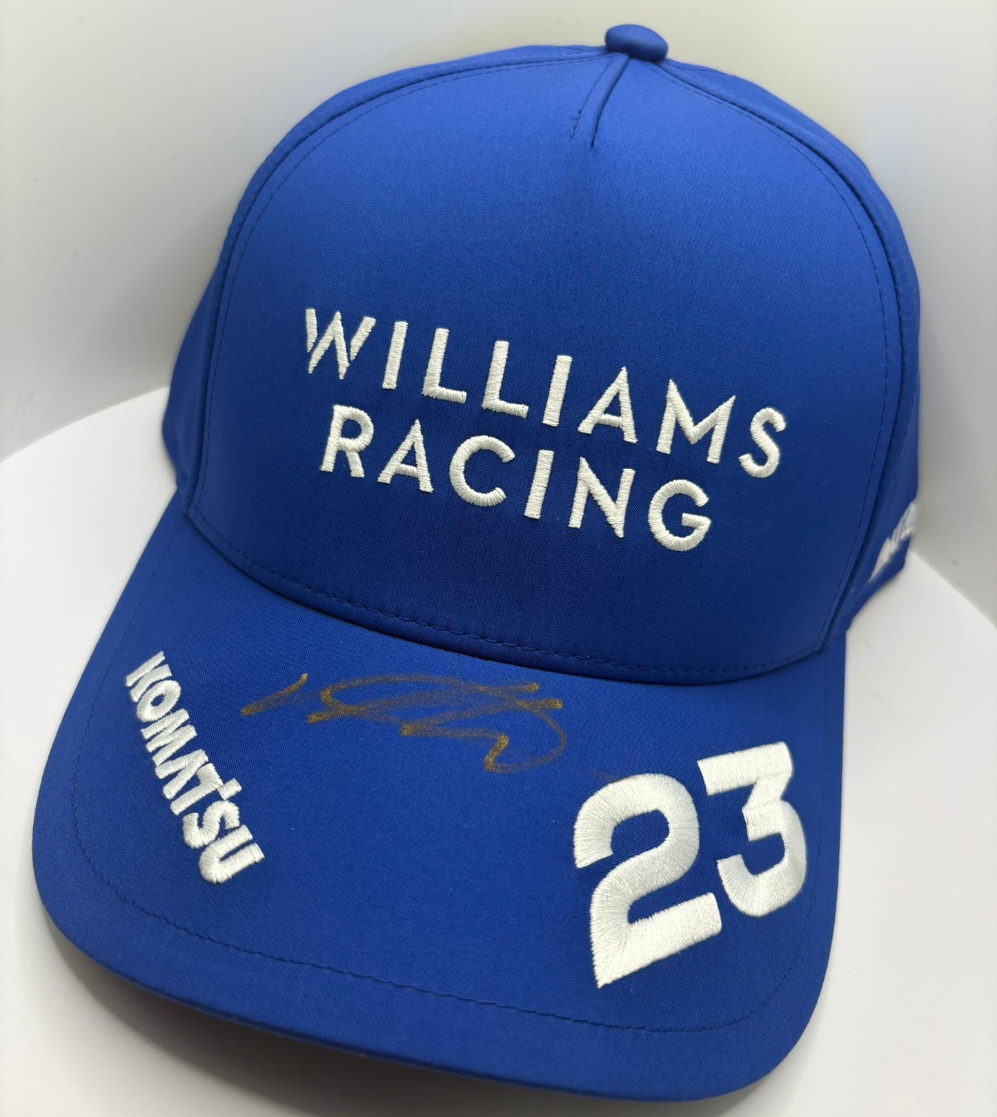 Alex Albon #23 Williams Racing Formula One Driver Signed Blue Puma F1 Cap + COA