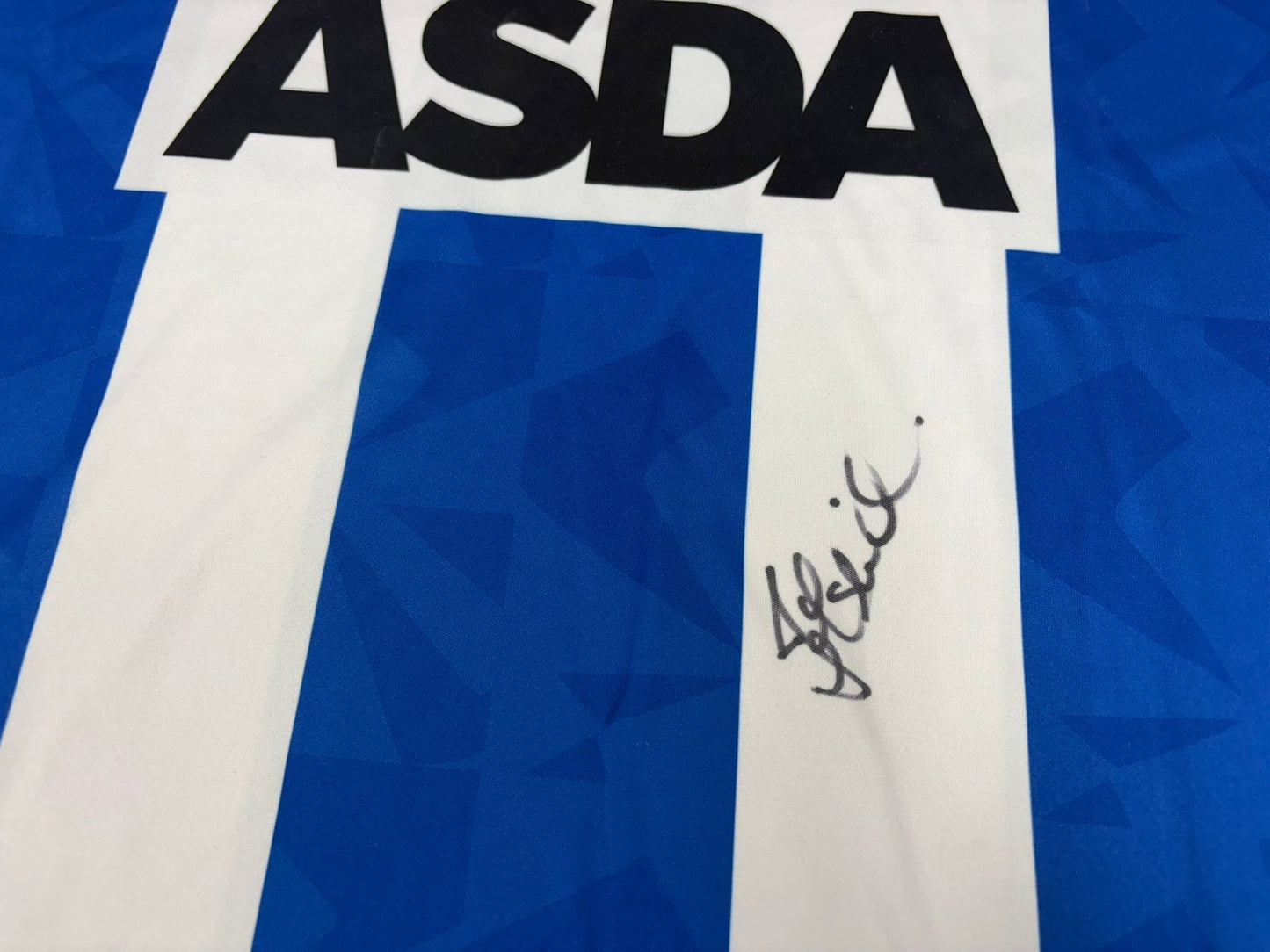 John Sheridan Signed 1991 Sheffield Wednesday League Cup Final Football Shirt + COA