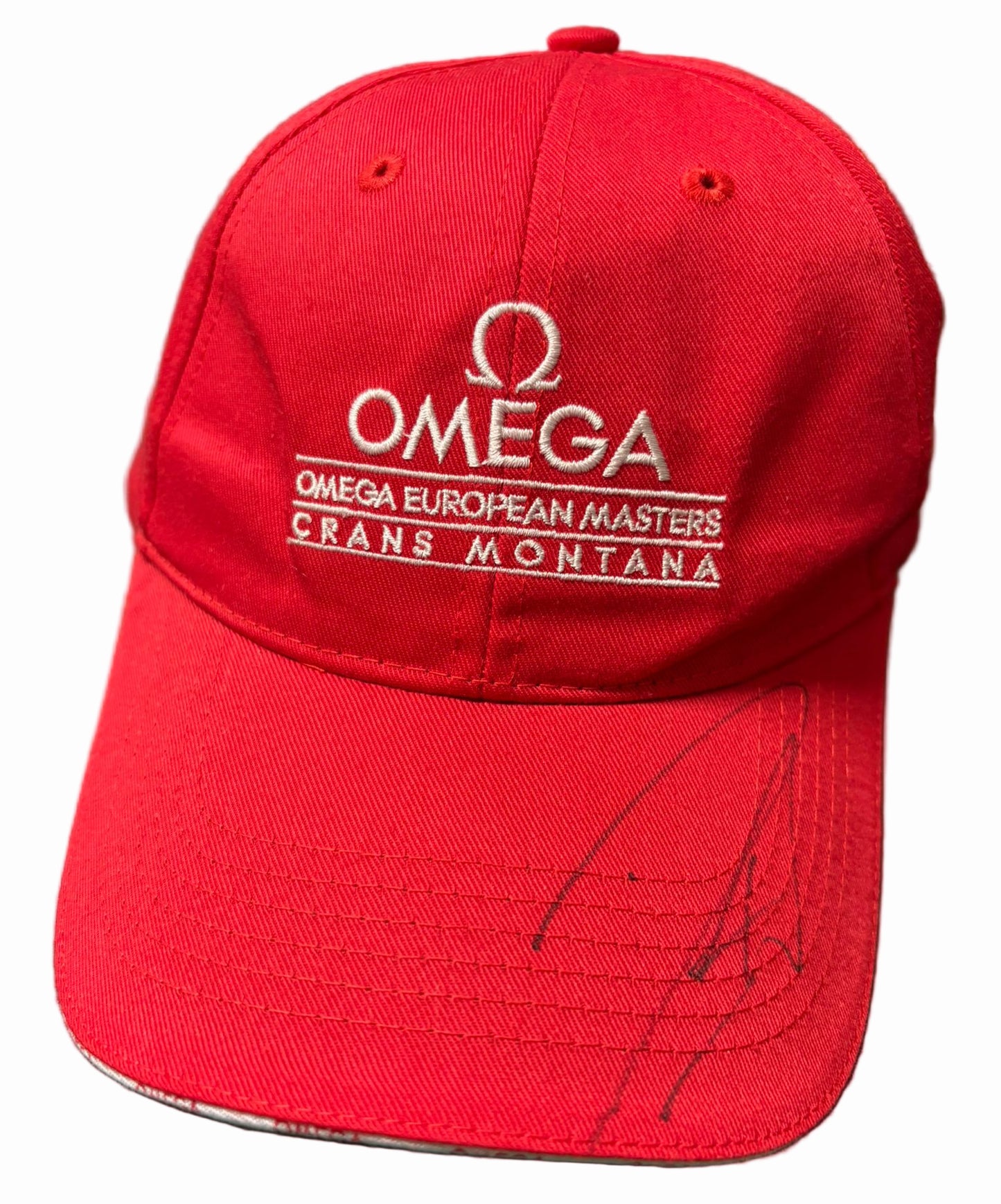 Omega European Masters Golf Cap Signed by 2015 Winner Danny Willett + Dealer COA