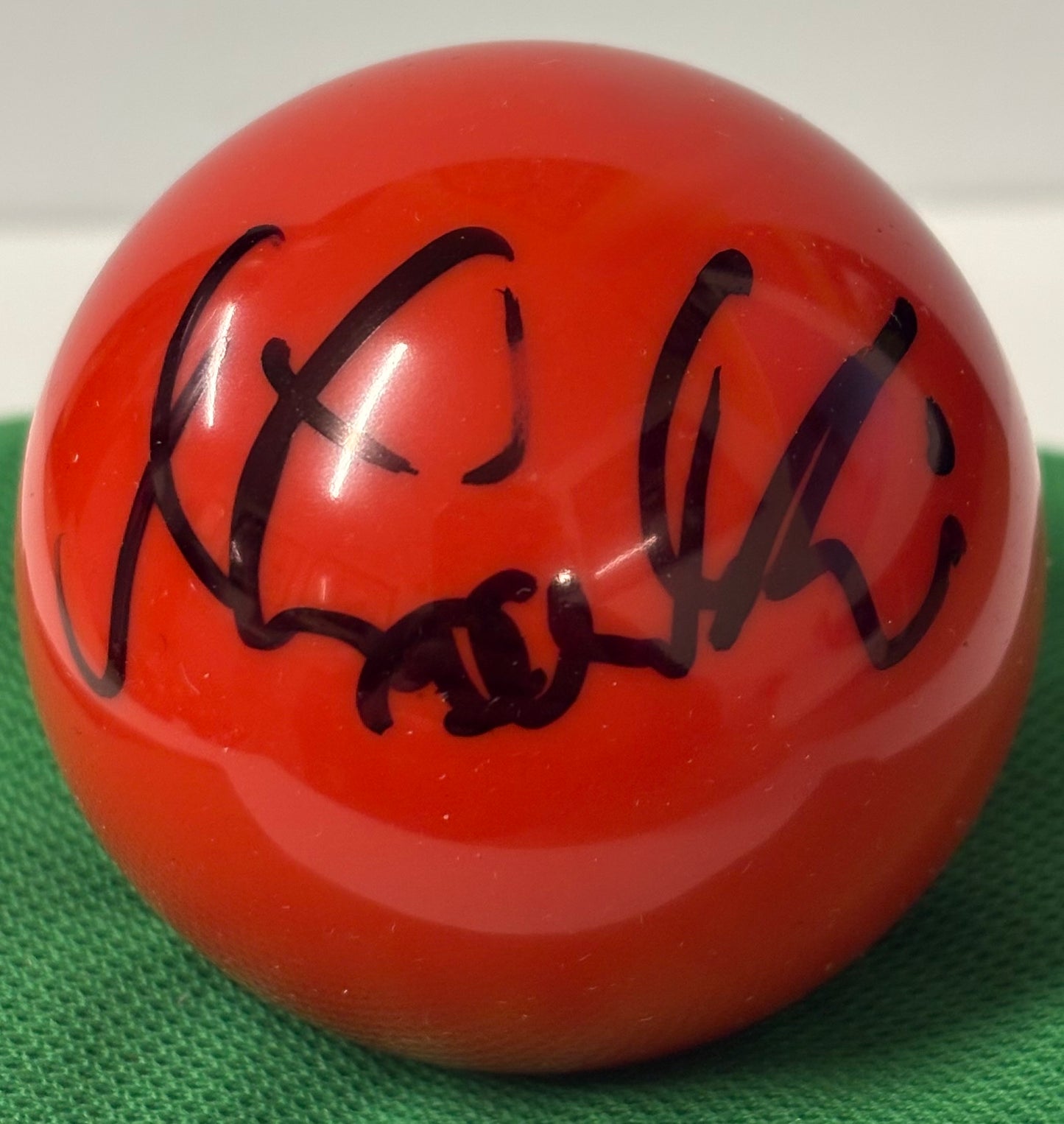 2026 World Snooker Championship Player Antoni Kowalski Signed Red Snooker Ball + Cert