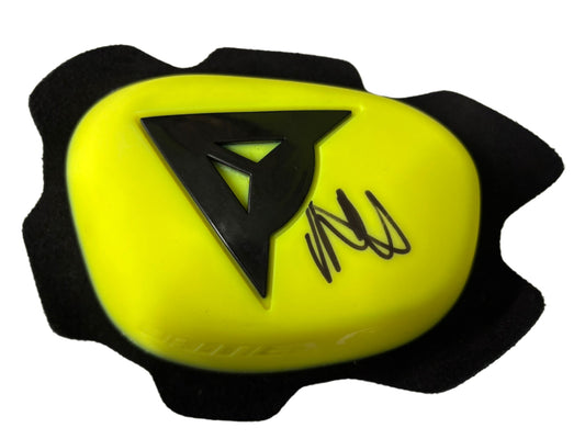 Valentino Rossi MotoGP World Champion Signed Dainese Knee Slider + Dealer COA