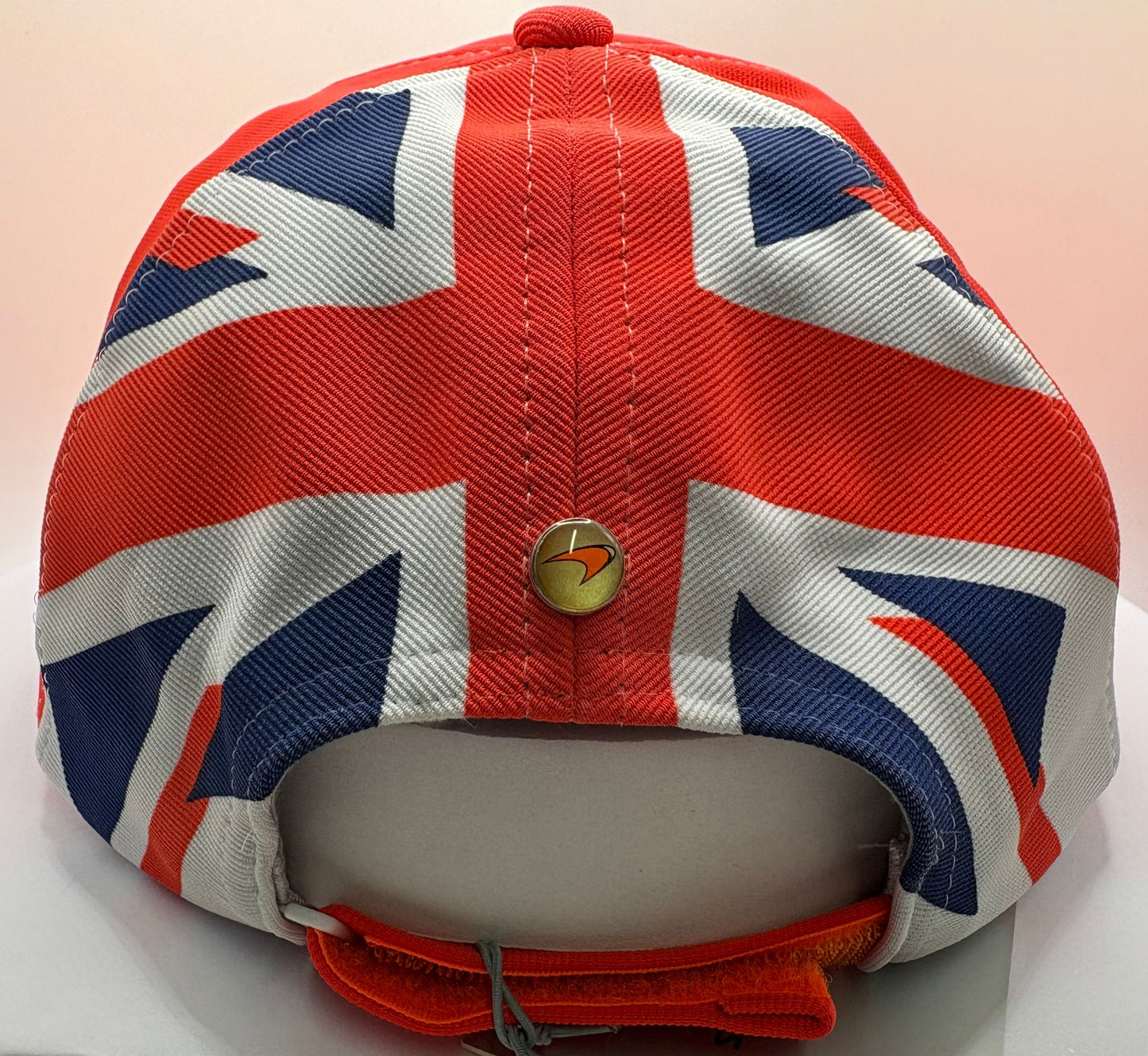 Formula One Legend Lewis Hamilton Signed Vodafone McLaren Mercedes Red Union Jack F1 Cap with COA