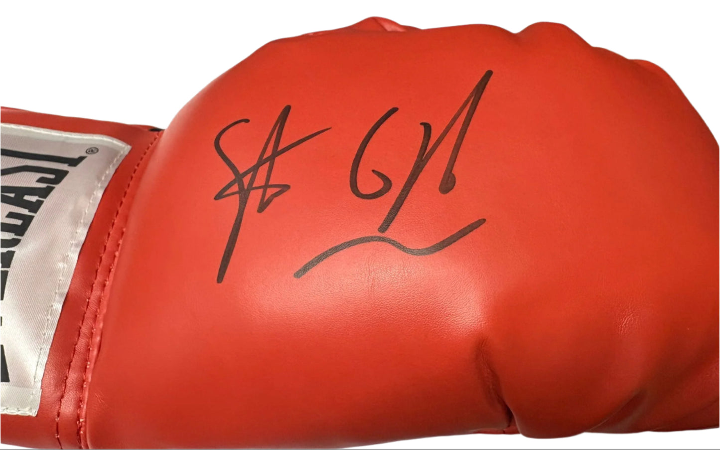 Steve Collins 'The Celtic Warrior' Signed Red Everlast Boxing Glove + Cert