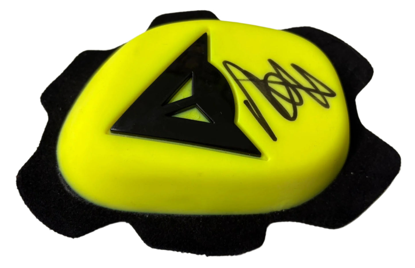 Valentino Rossi MotoGP World Champion Signed Dainese Knee Slider + Dealer COA