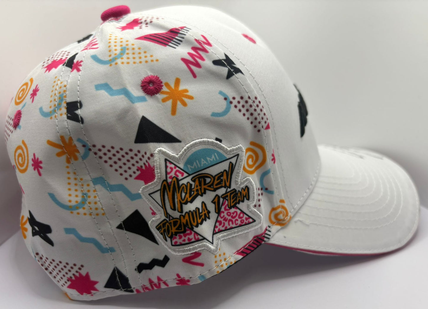 2025 British Grand Prix Winner Lando Norris Signed Miami Special McLaren F1 Cap + Dealer COA