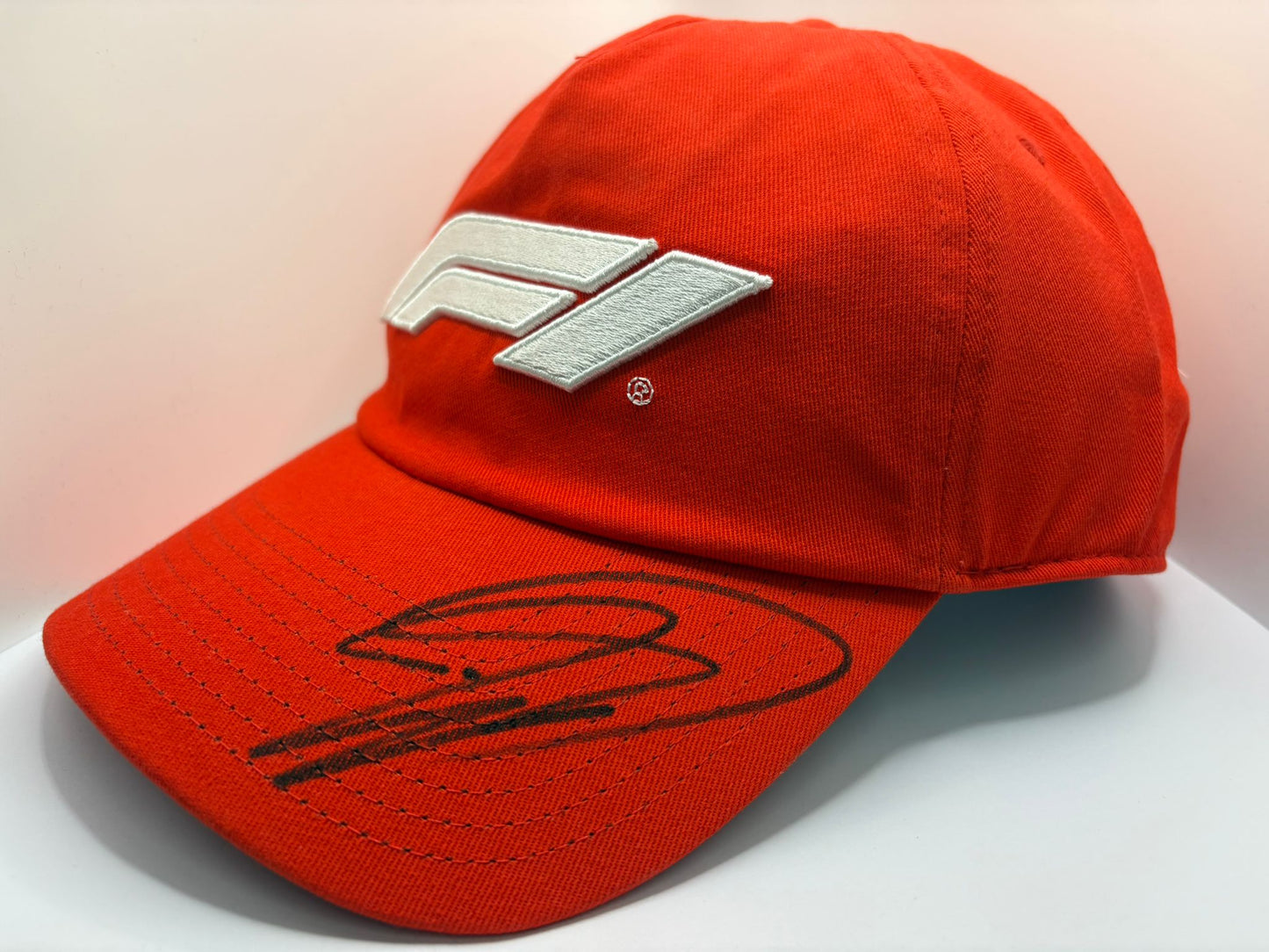 David Coulthard 'DC' 13-Times Grand Prix Winner Signed Red F1 Cap + Dealer COA