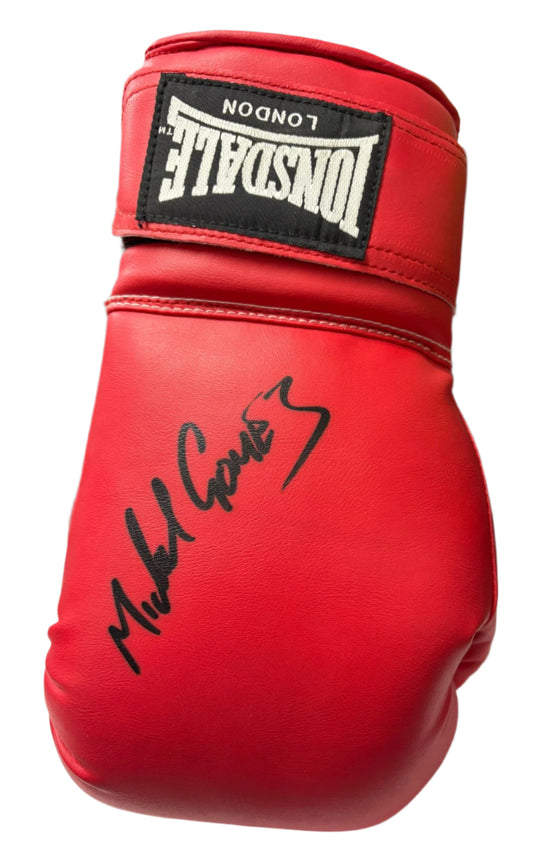 Michael Gomez 'The Predator' Featherweight Boxer Signed Lonsdale Boxing Glove + Cert