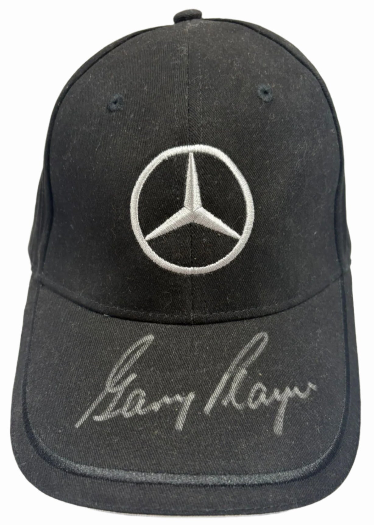 Golf Legend & Major Champion Gary Player Signed Mercedes Golf Cap + Dealer COA