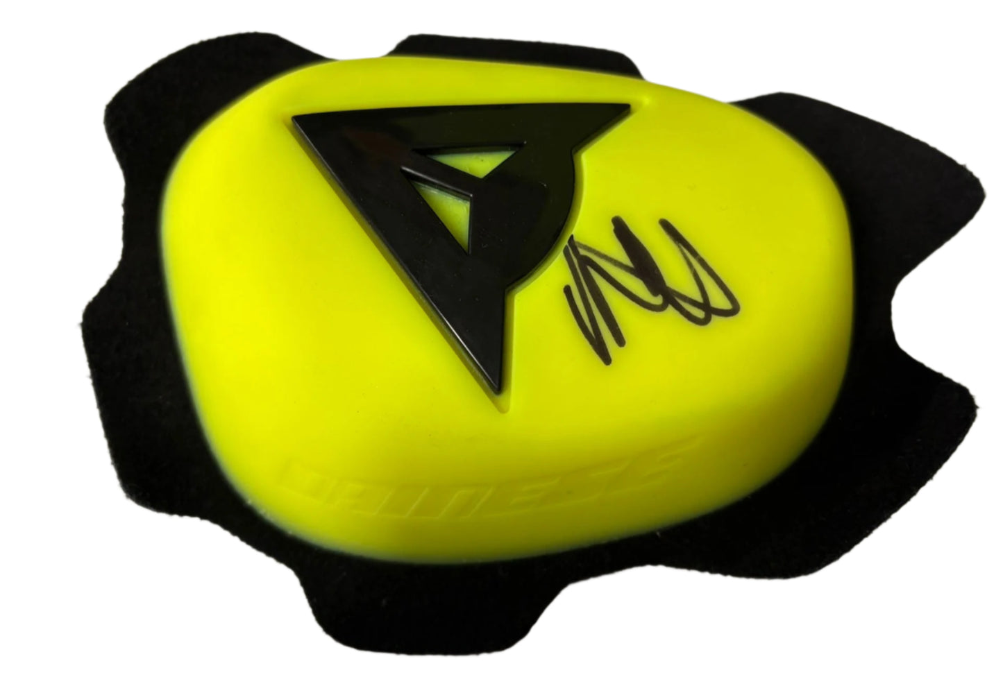 Valentino Rossi MotoGP World Champion Signed Dainese Knee Slider + Dealer COA