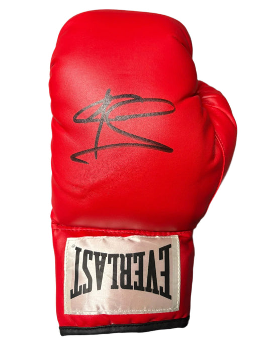 Joe Calzaghe 'Pride of Wales' Signed Everlast Boxing Glove with COA