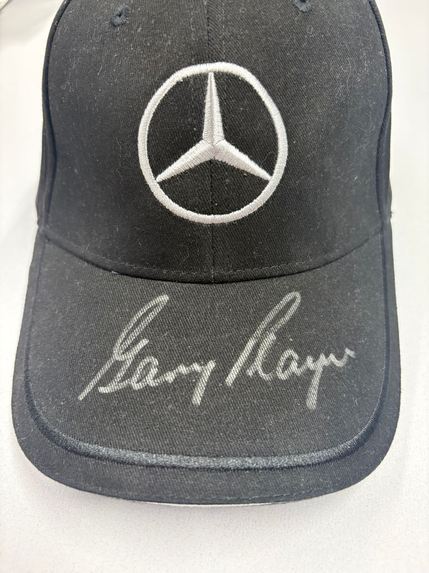 Golf Legend & Major Champion Gary Player Signed Mercedes Golf Cap + Dealer COA