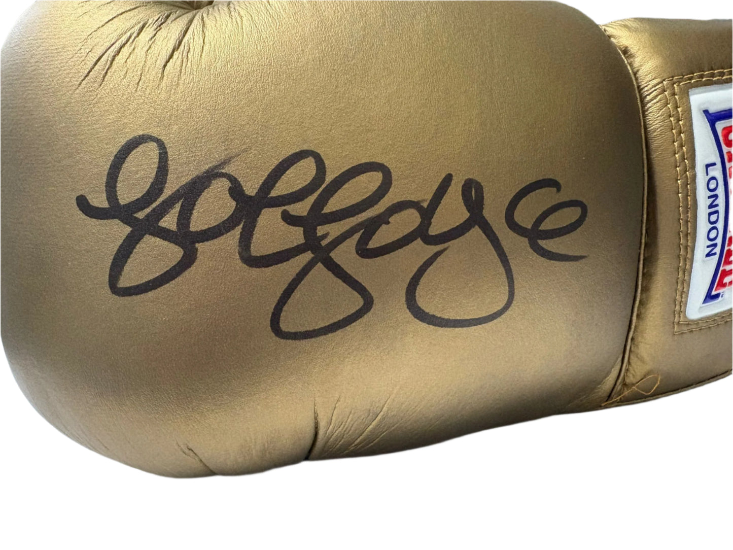 Joe Joyce British Heavyweight Boxing Champion Signed Lonsdale Gold Boxing Glove + Cert