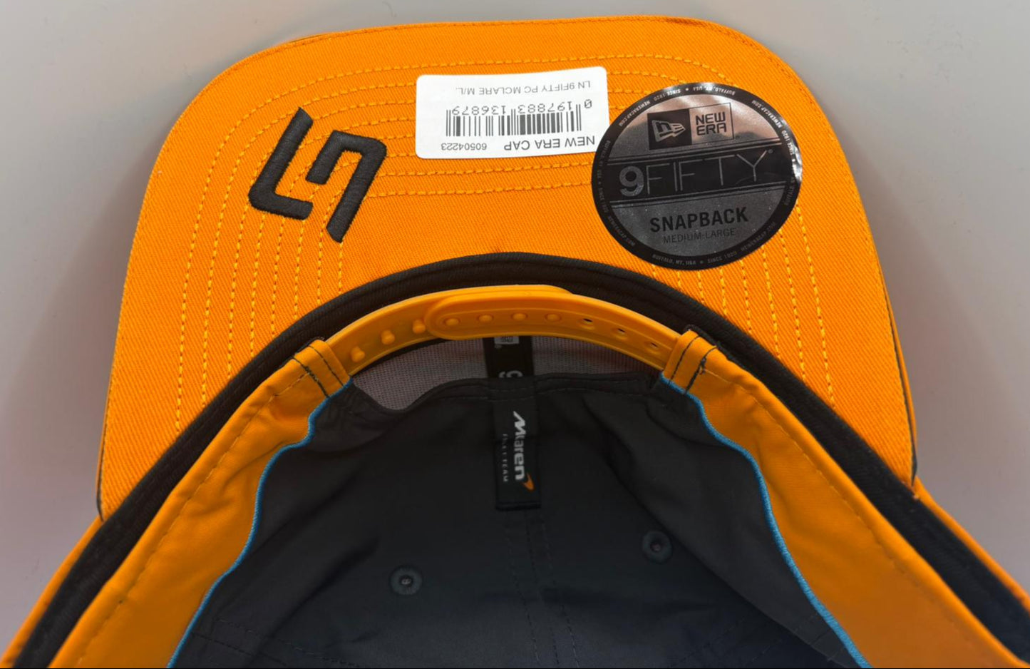 2025 British Grand Prix Winner Lando Norris Signed 9FIFTY McLaren F1 Cap + Dealer COA