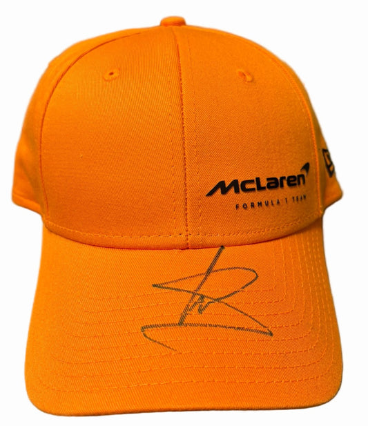 2025 British Grand Prix Winner Lando Norris Signed 9FORTY McLaren F1 Cap + Dealer COA