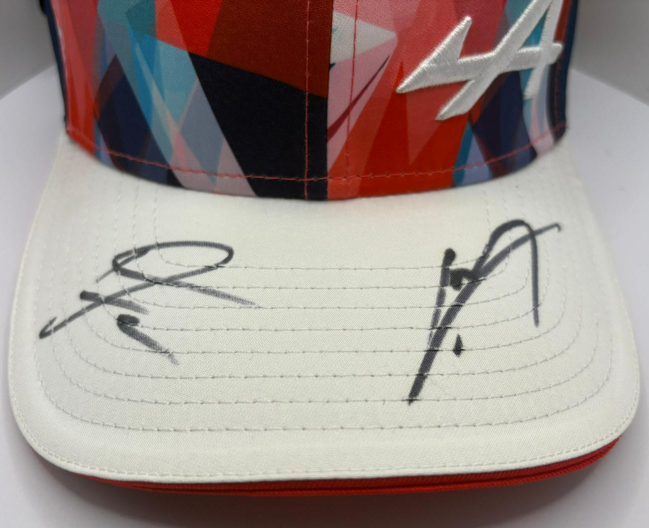 Pierre Gasly & Franco Colapinto Alpine F1 Drivers Signed 9SEVENTY Silverstone F1 Cap + COA