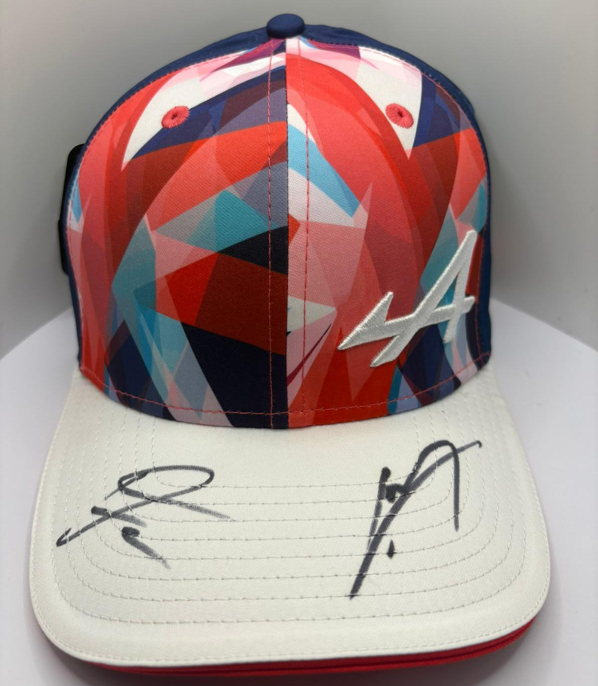 Pierre Gasly & Franco Colapinto Alpine F1 Drivers Signed 9SEVENTY Silverstone F1 Cap + COA