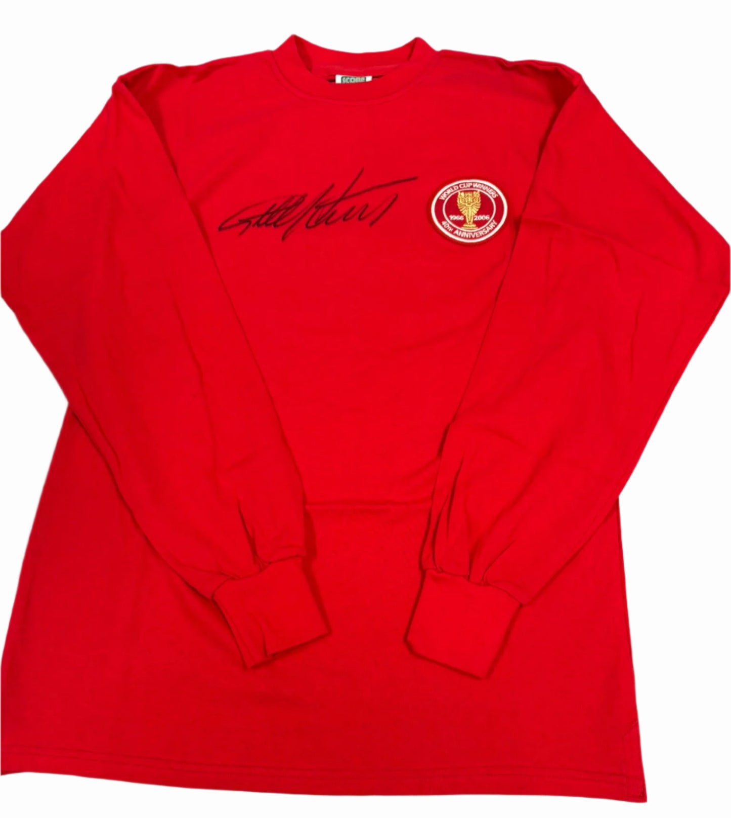 Geoff Hurst Signed England World Cup 40th Anniversary Win Football Shirt + COA