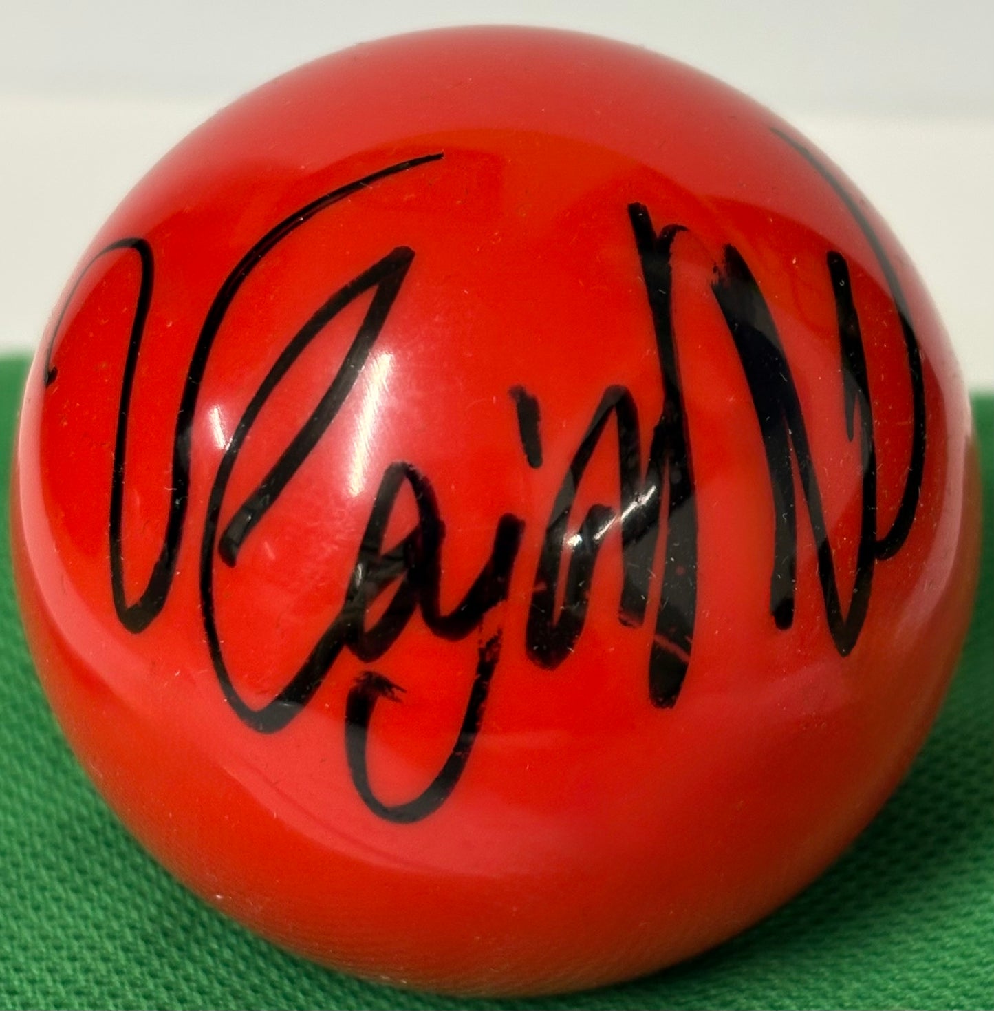 World Snooker Tour Player Vladislav Gradinari Signed Red Snooker Ball + COA