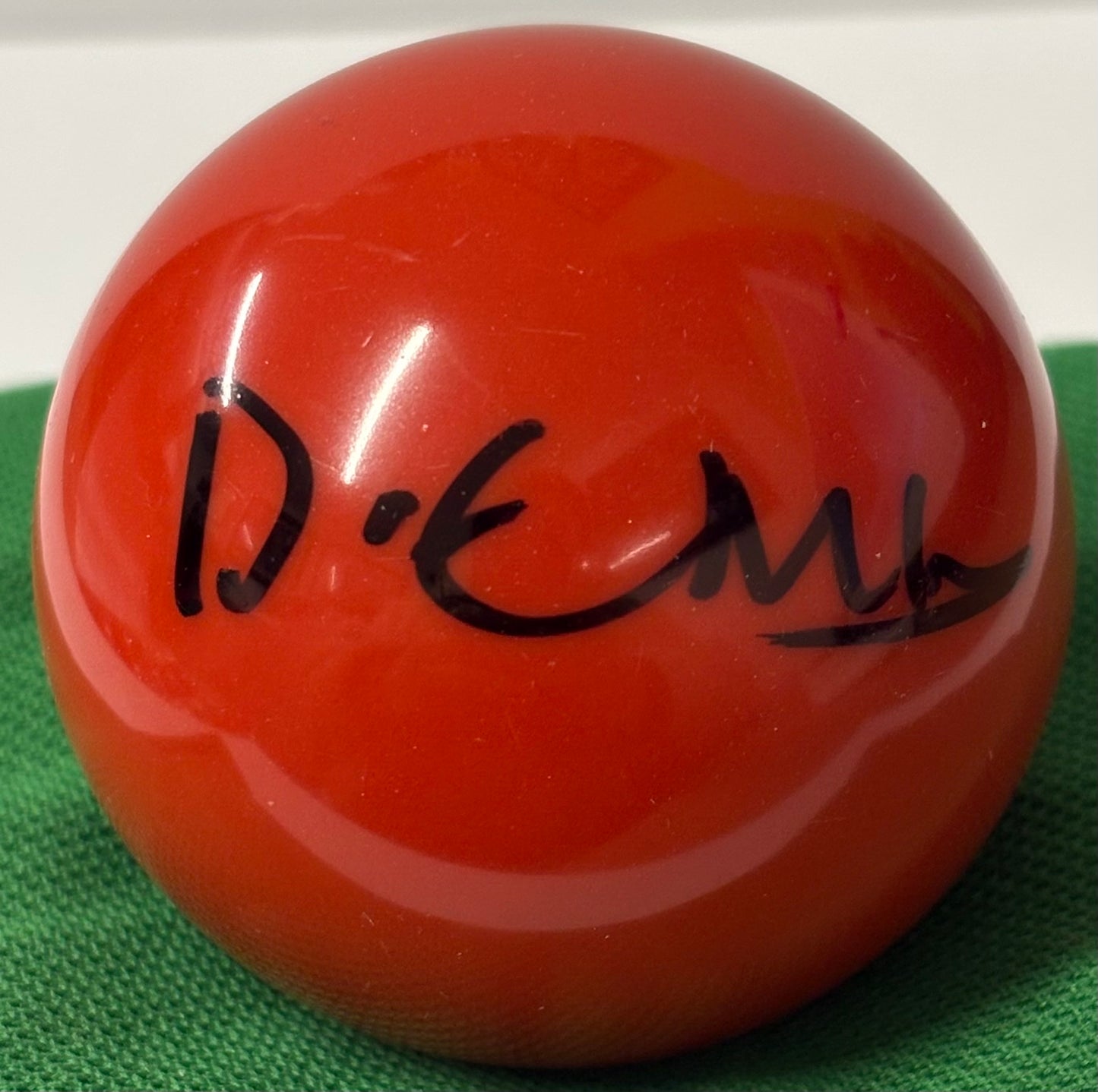 Welsh Snooker Player Dylan Emery Signed Red Snooker Ball + COA
