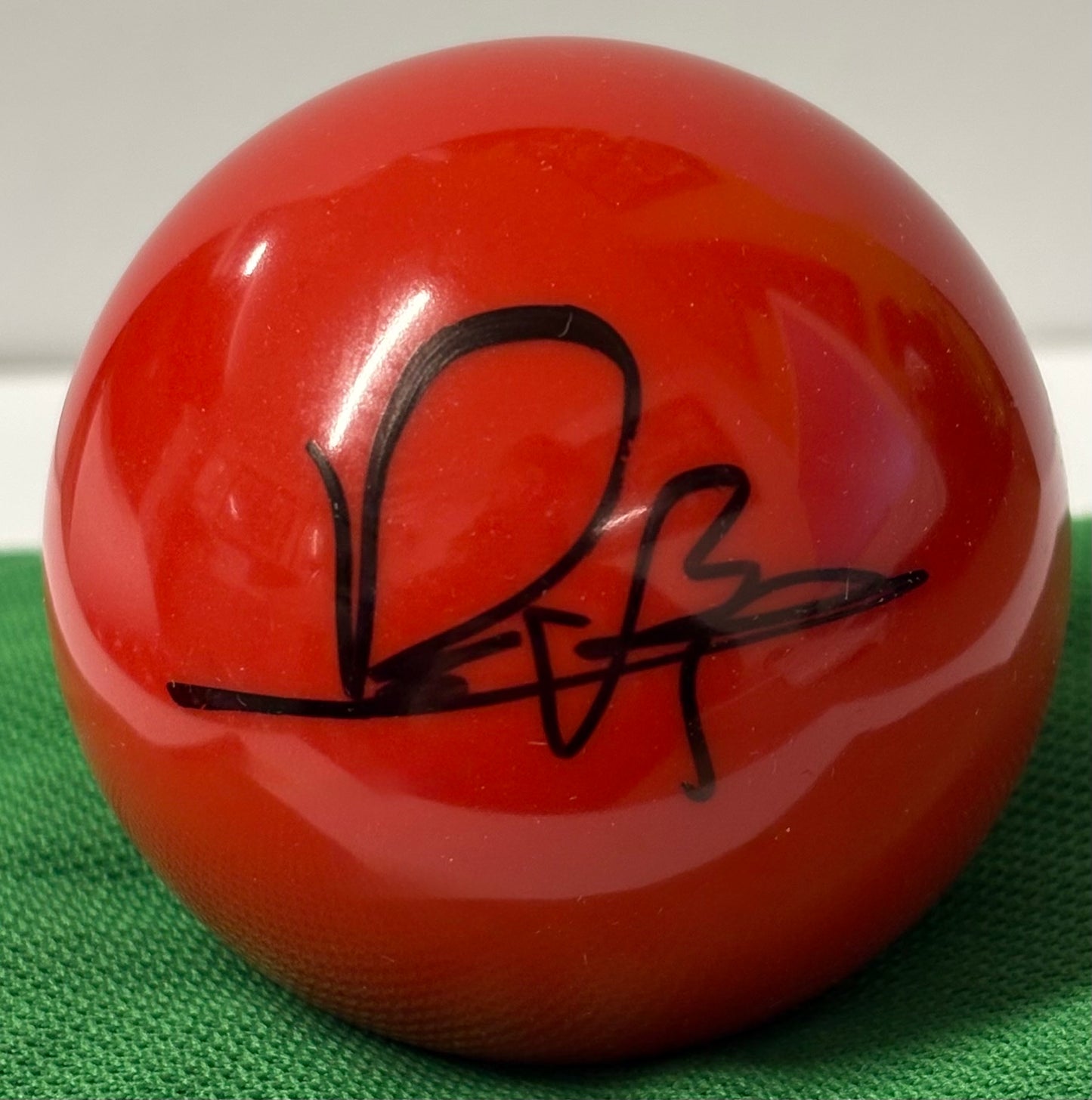 2026 World Snooker Champion Wu Yize Signed Red Snooker Ball + COA
