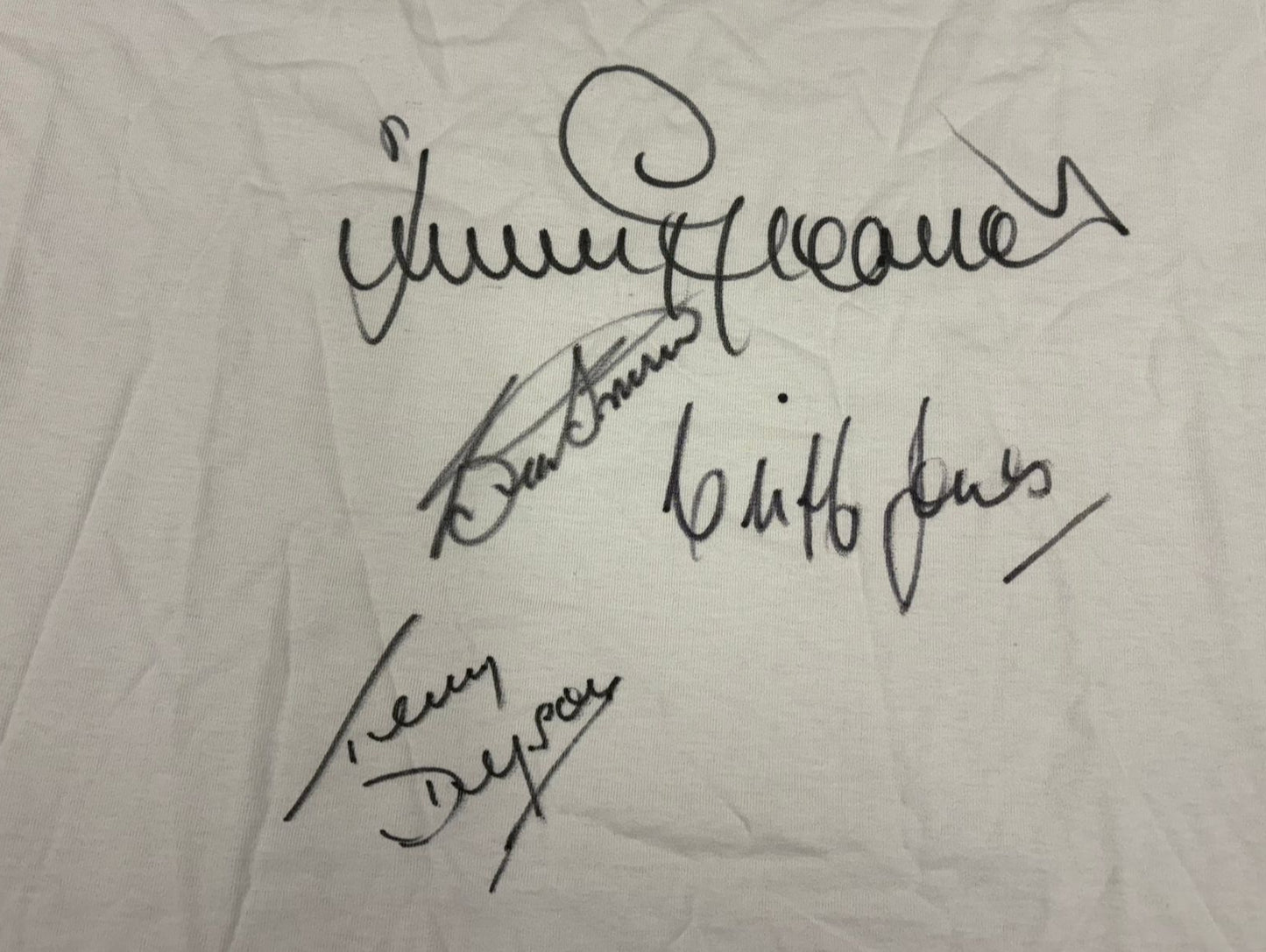 Tottenham Hotspur 1962 FA Cup Final Shirt Signed by J Greaves, T Dyson, B Smith & C Jones + COA