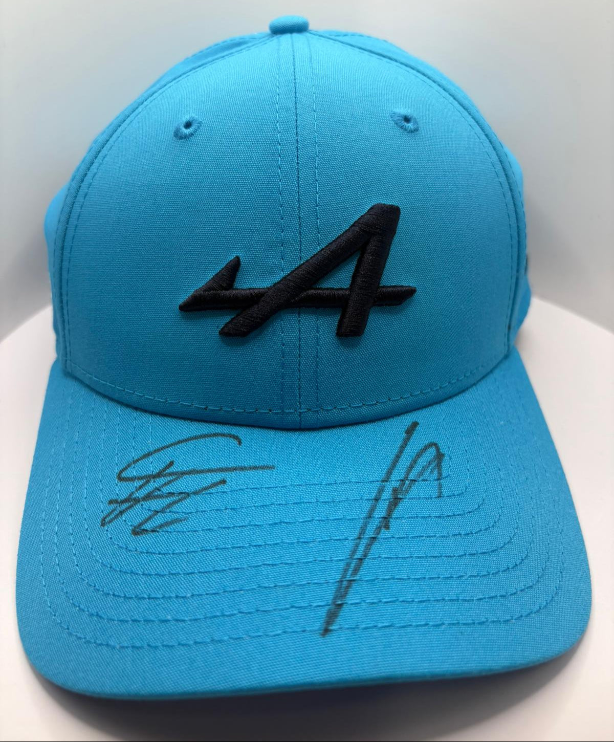 Pierre Gasly & Franco Colapinto Alpine Formula One Drivers Signed 9FORTY F1 Cap + Dealer COA
