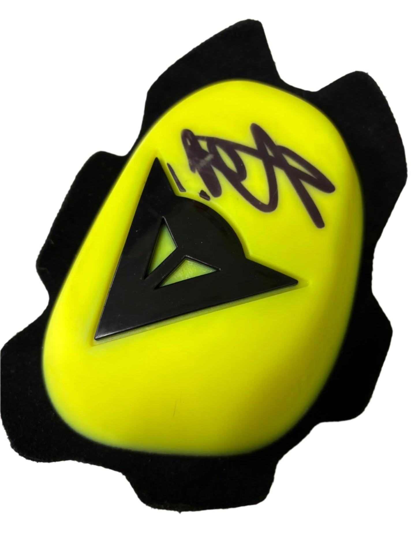 Valentino Rossi MotoGP World Champion Signed Dainese Knee Slider + Dealer COA