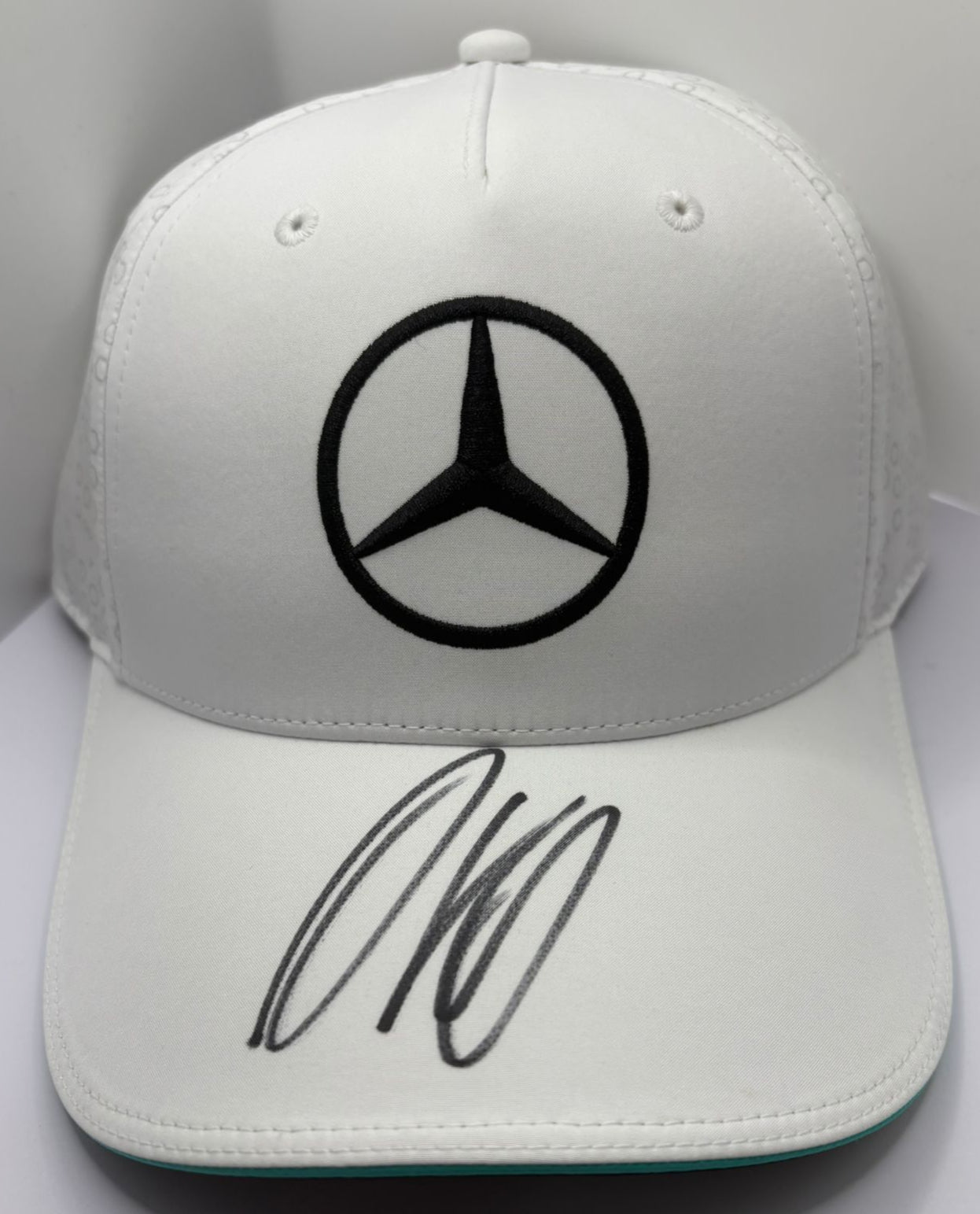Andrea Kimi Antonelli Mercedes Formula One Driver Signed White F1 Cap + Dealer COA