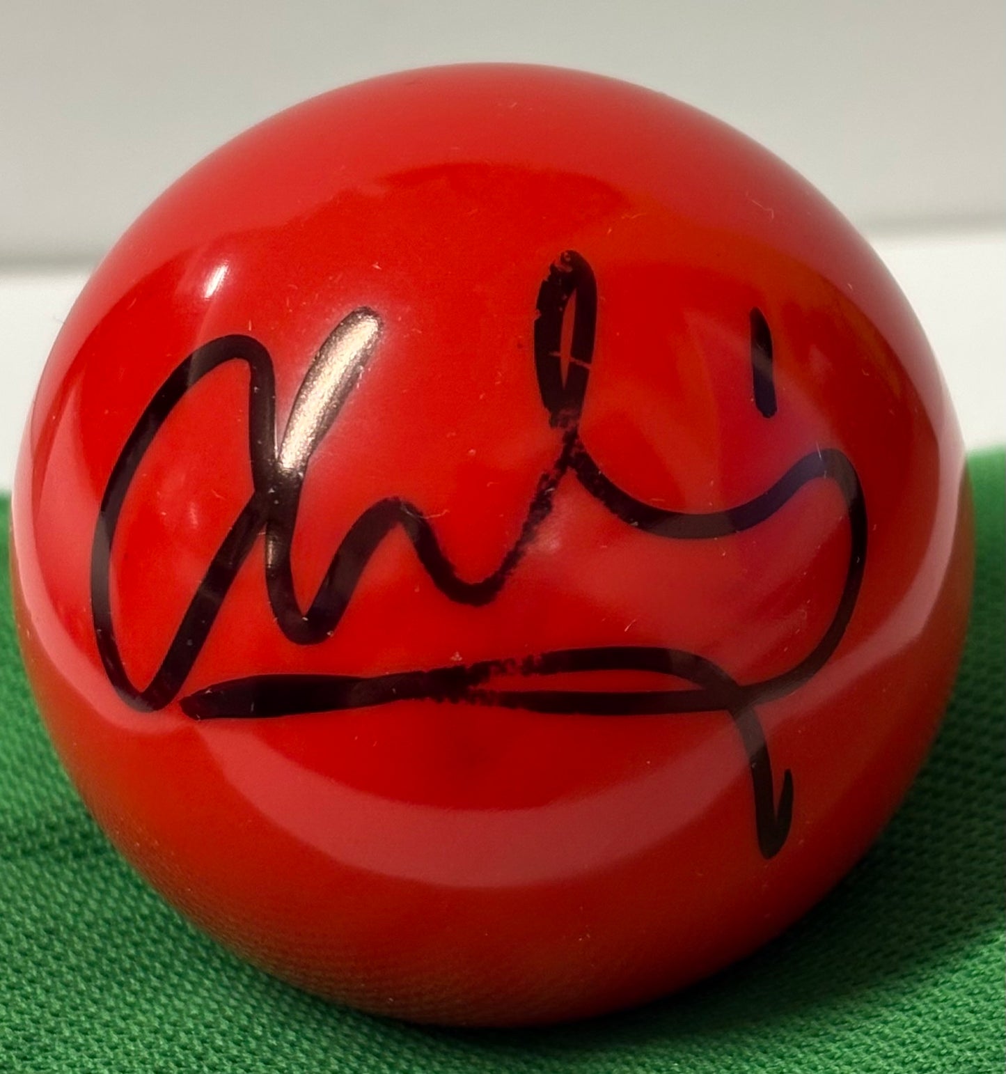 World Snooker Tour Player Chris Wakelin Signed Red Full Size Snooker Ball + Cert