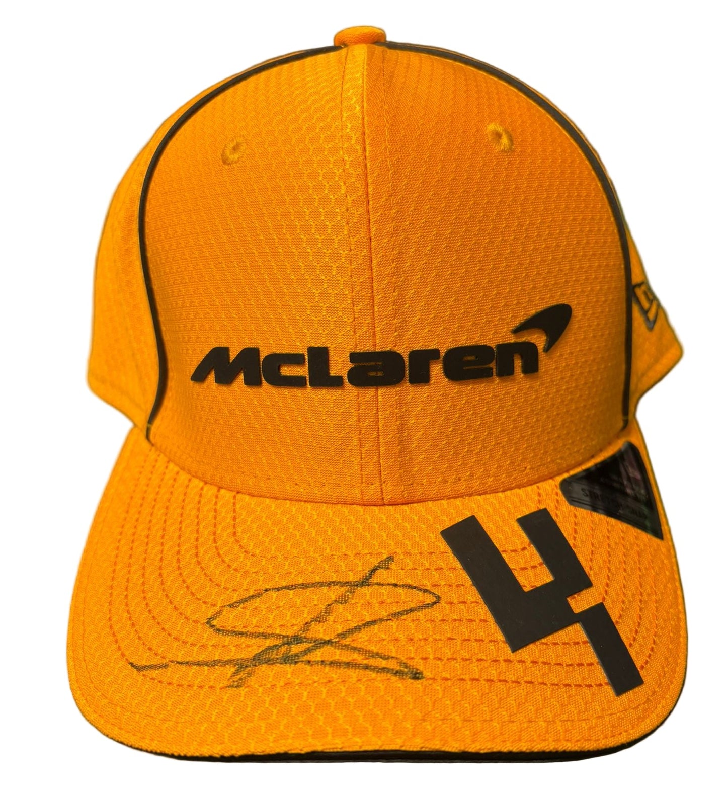 2025 British Grand Prix Winner Lando Norris Signed 9FIFTY McLaren F1 Cap + Dealer COA
