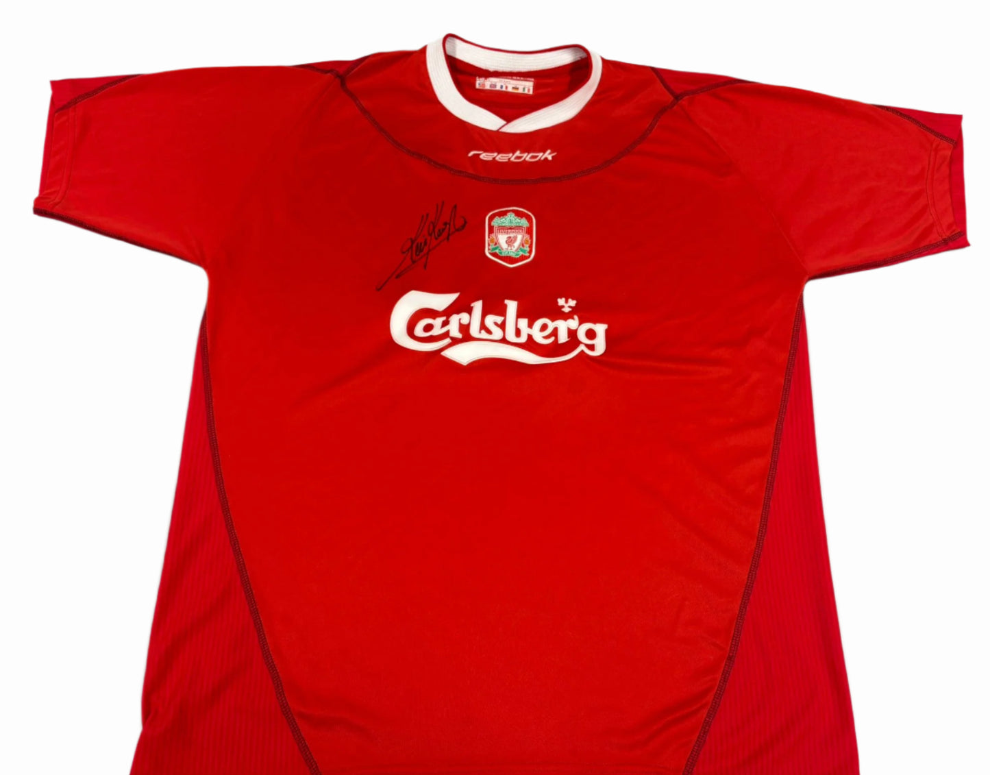 Kevin Keegan Signed Retro Liverpool FC 2002-04 Home Shirt + Dealer COA