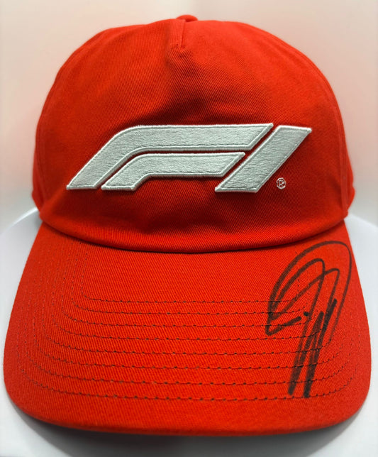 David Coulthard 'DC' 13-Times Grand Prix Winner Signed Red F1 Cap + Dealer COA