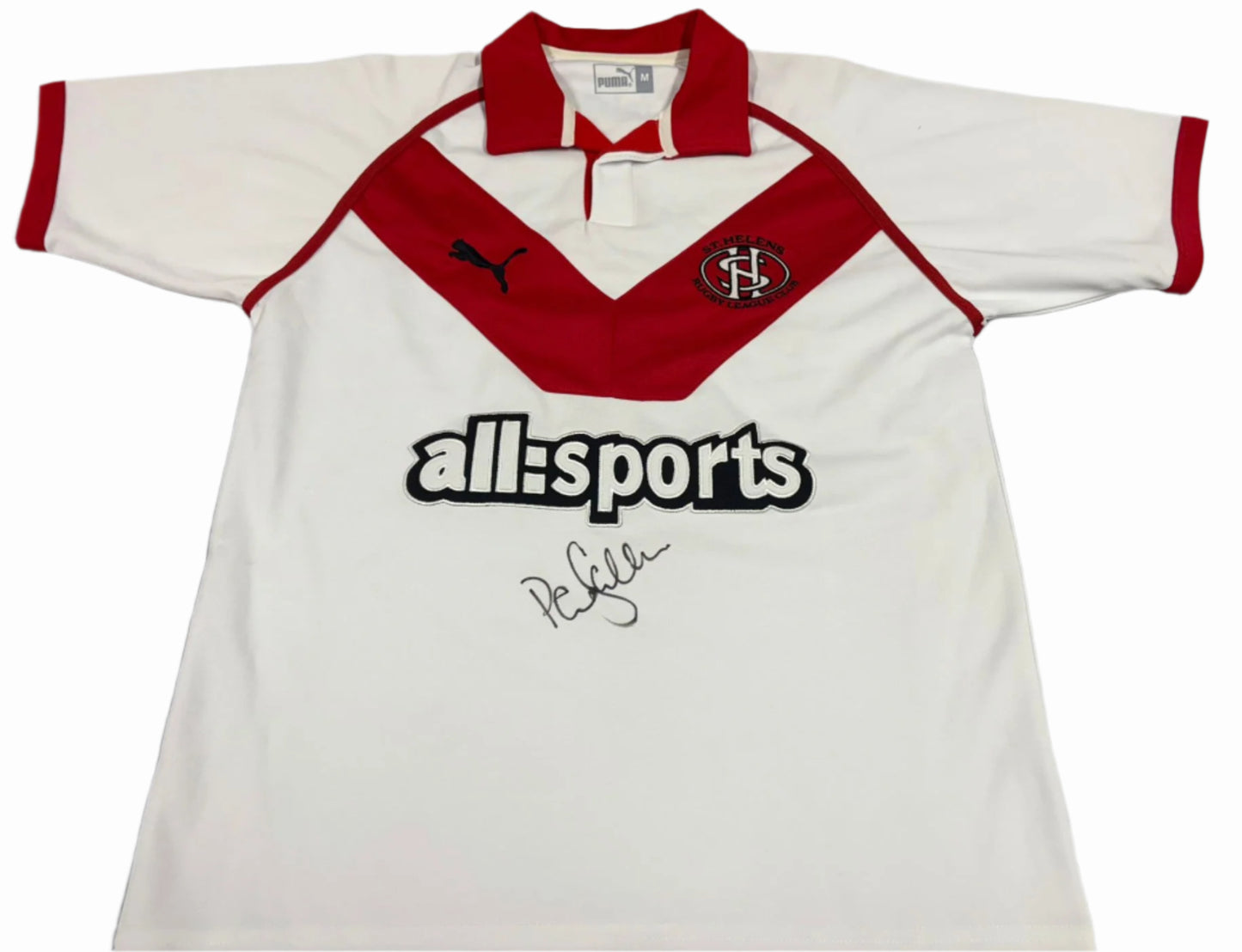 Paul Sculthorpe Signed 2006 St Helens Rugby League Shirt + Dealer COA