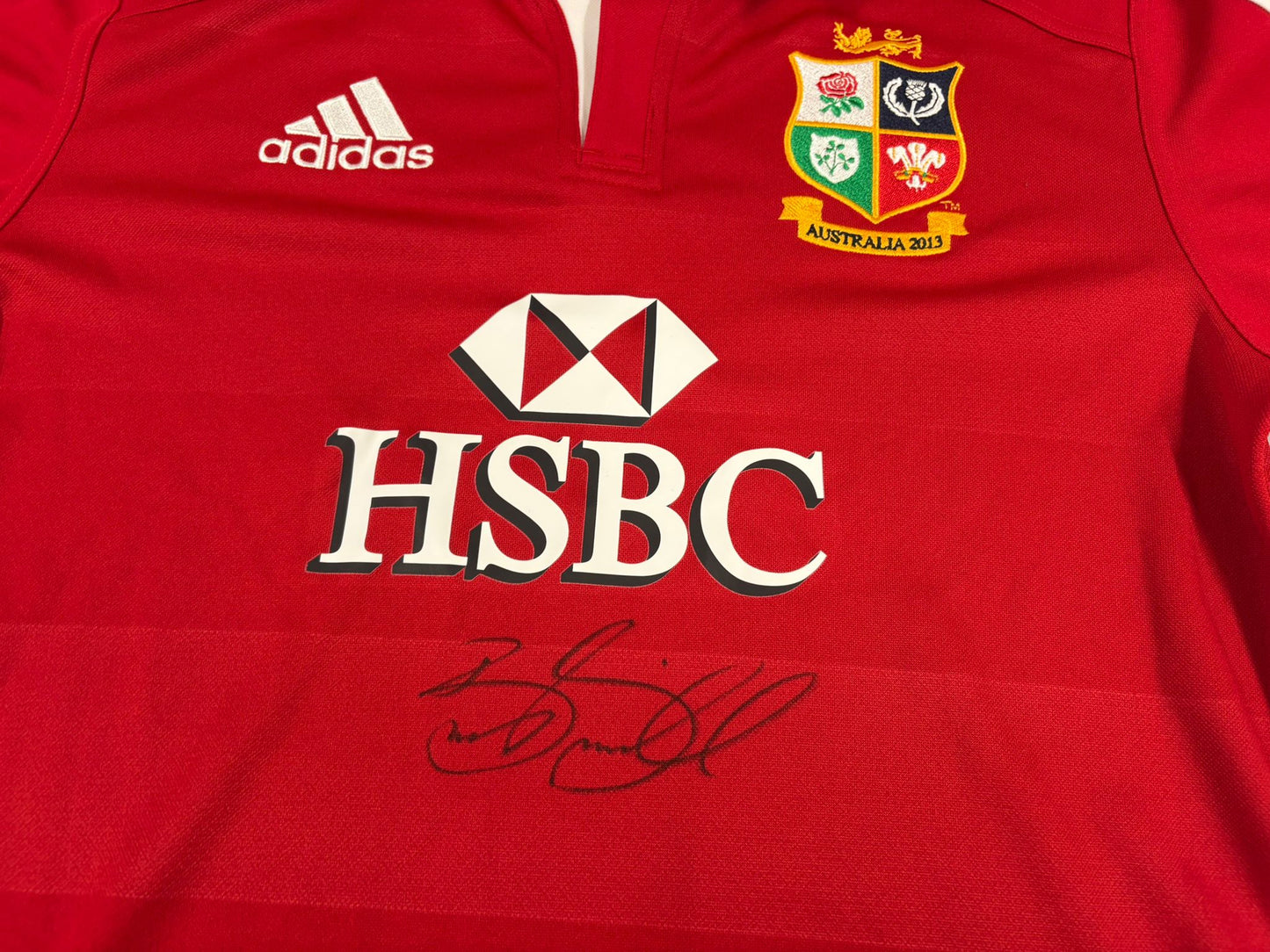 Rugby Legend Brian O'Driscoll Signed Australia 2013 British & Irish Lions Rugby Shirt + COA