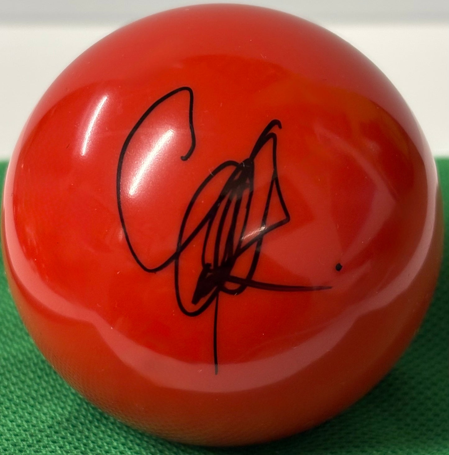 Former Snooker Player Gary Wilkinson Signed Red Snooker Ball + Cert