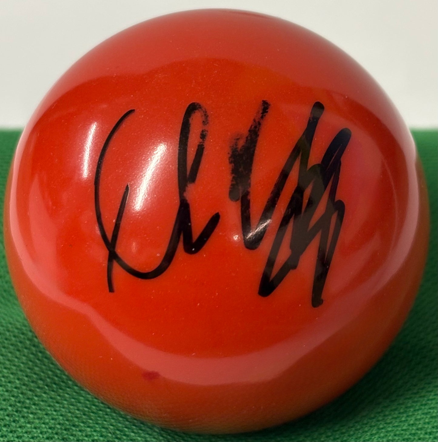 Snooker Player Mark Lloyd Signed Red Snooker Ball + COA