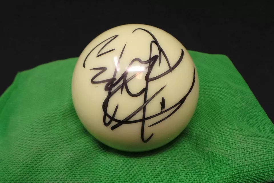 Cao Yupeng Signed WHITE Snooker Ball + Dealer COA