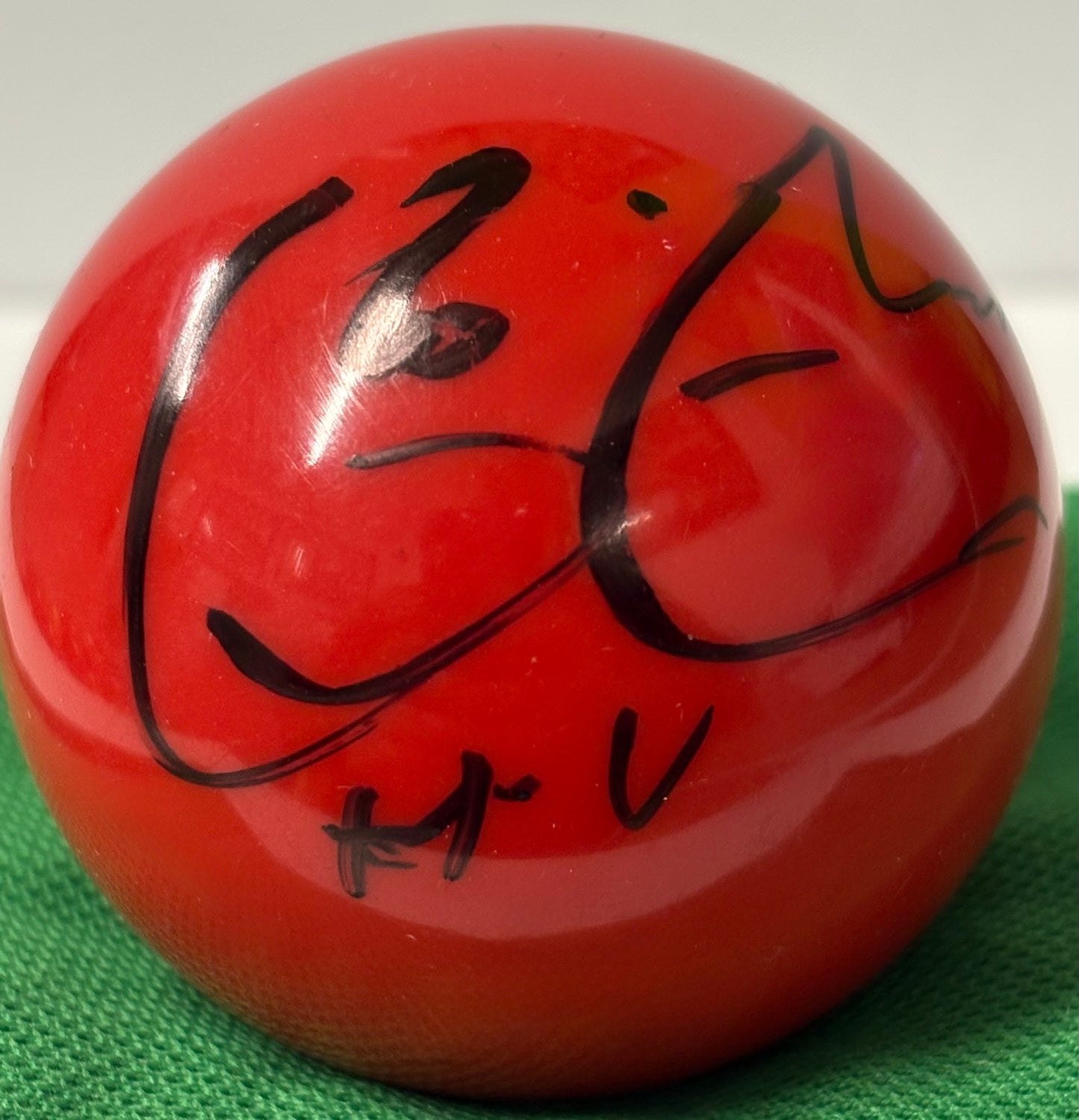 ‘The Prince of Persia’ Hossein Vafaei Signed Red Snooker Ball + COA
