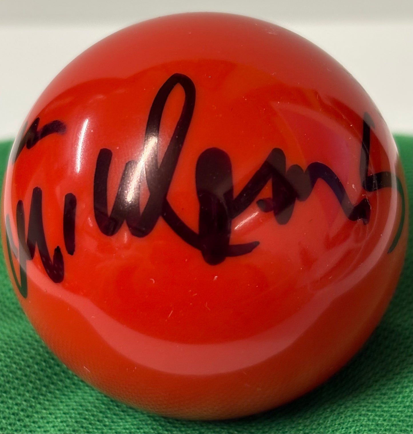 Snooker Legend & TV Pundit Alan McManus Signed Red Snooker Ball + COA