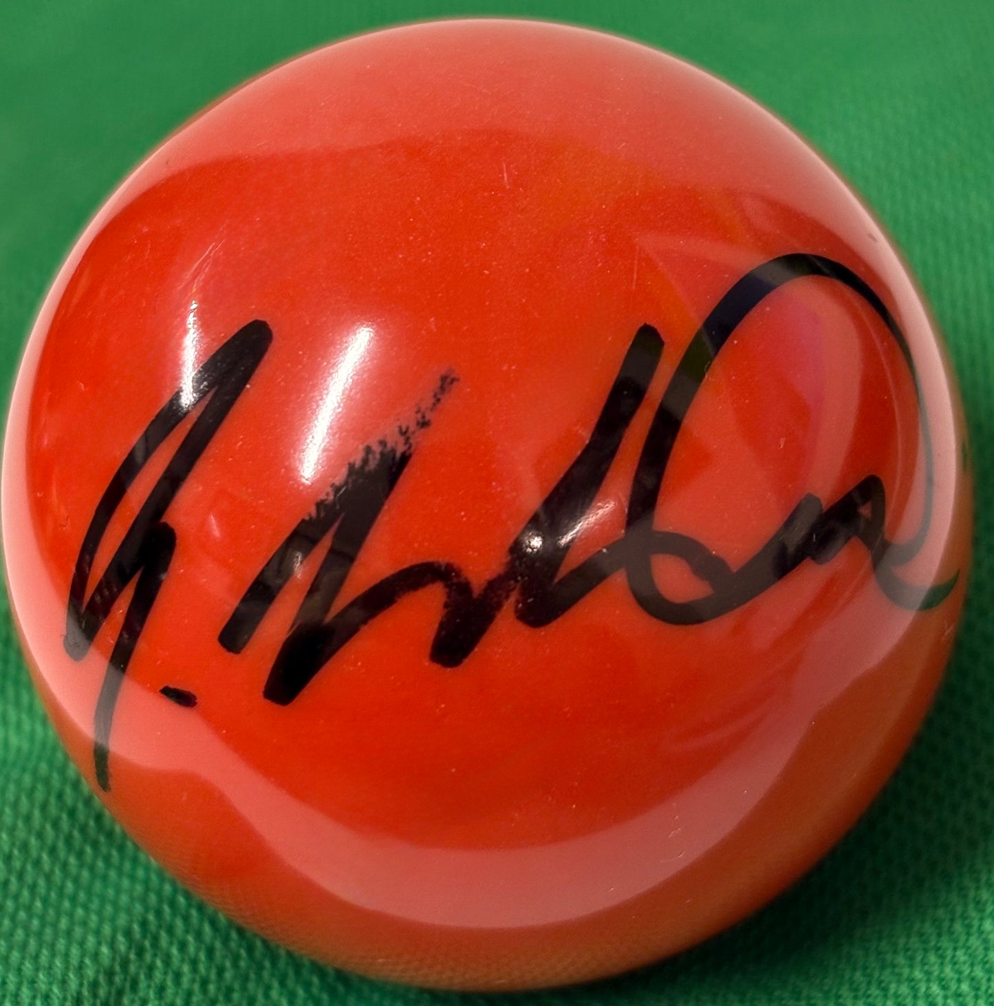 3x Ranking Event Winner Gary Wilson Signed Red Snooker Ball + COA