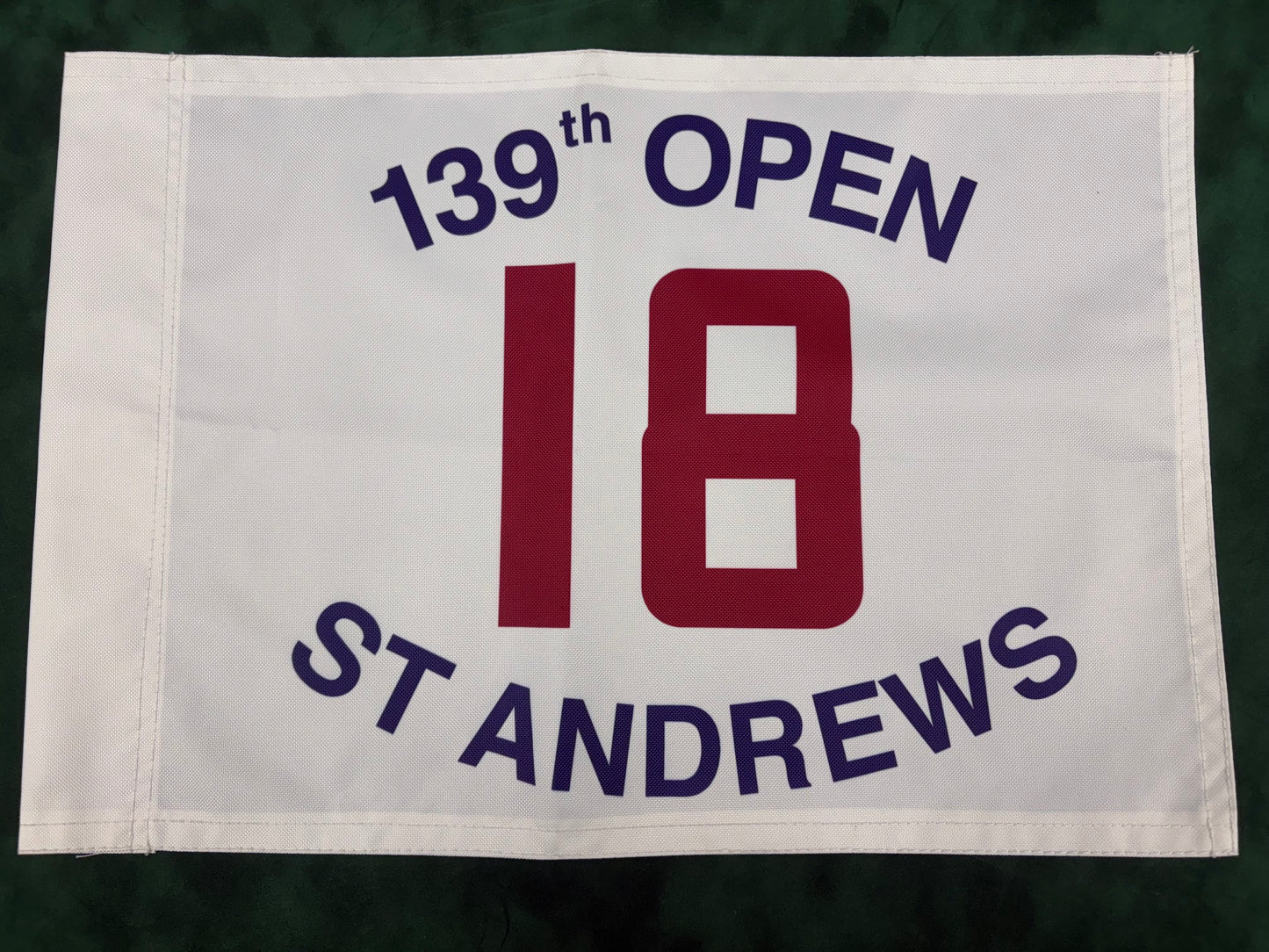 139th Open Championship at St Andrews Unsigned Golf Flag (White)