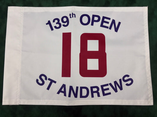 139th Open Championship at St Andrews Unsigned Golf Flag (White)