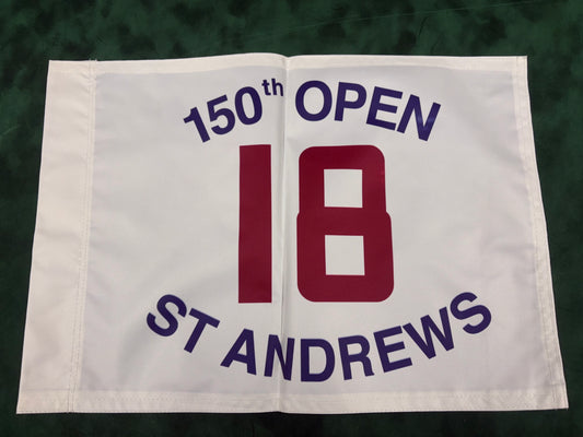 150th Open Championship at St Andrews Unsigned Golf Flag (White)