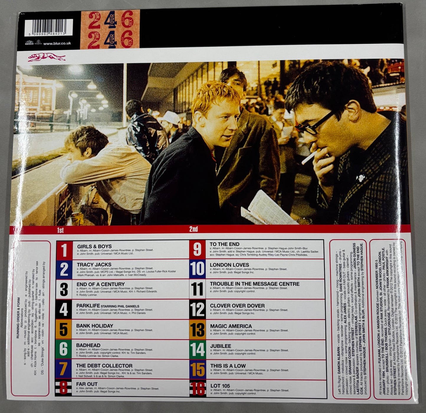 Phil Daniels 'Blur' Signed Parklife 12'' Vinyl with COA (2)
