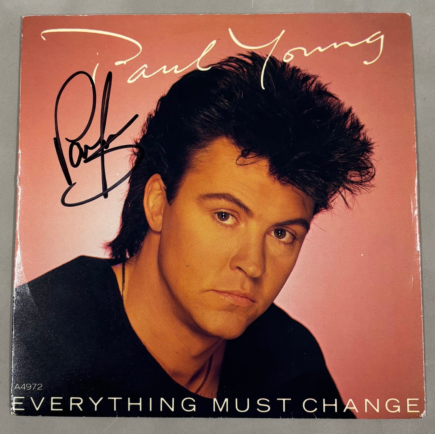 Paul Young Signed Everything Must Change 7'' Vinyl with COA (2)