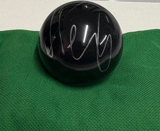 Joe Perry Signed BLACK Snooker Ball + Dealer COA