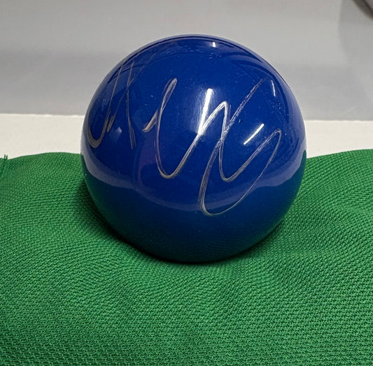 Joe Perry Signed BLUE Snooker Ball + Dealer COA